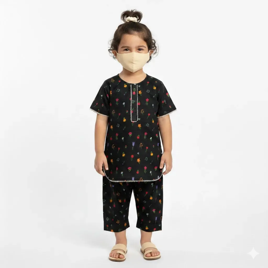 Midnight Garden Kameez Shalwar (2 to 3 Years).webp